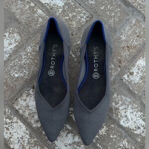 Rothy's The Point Cloud Birdseye Gray Flats